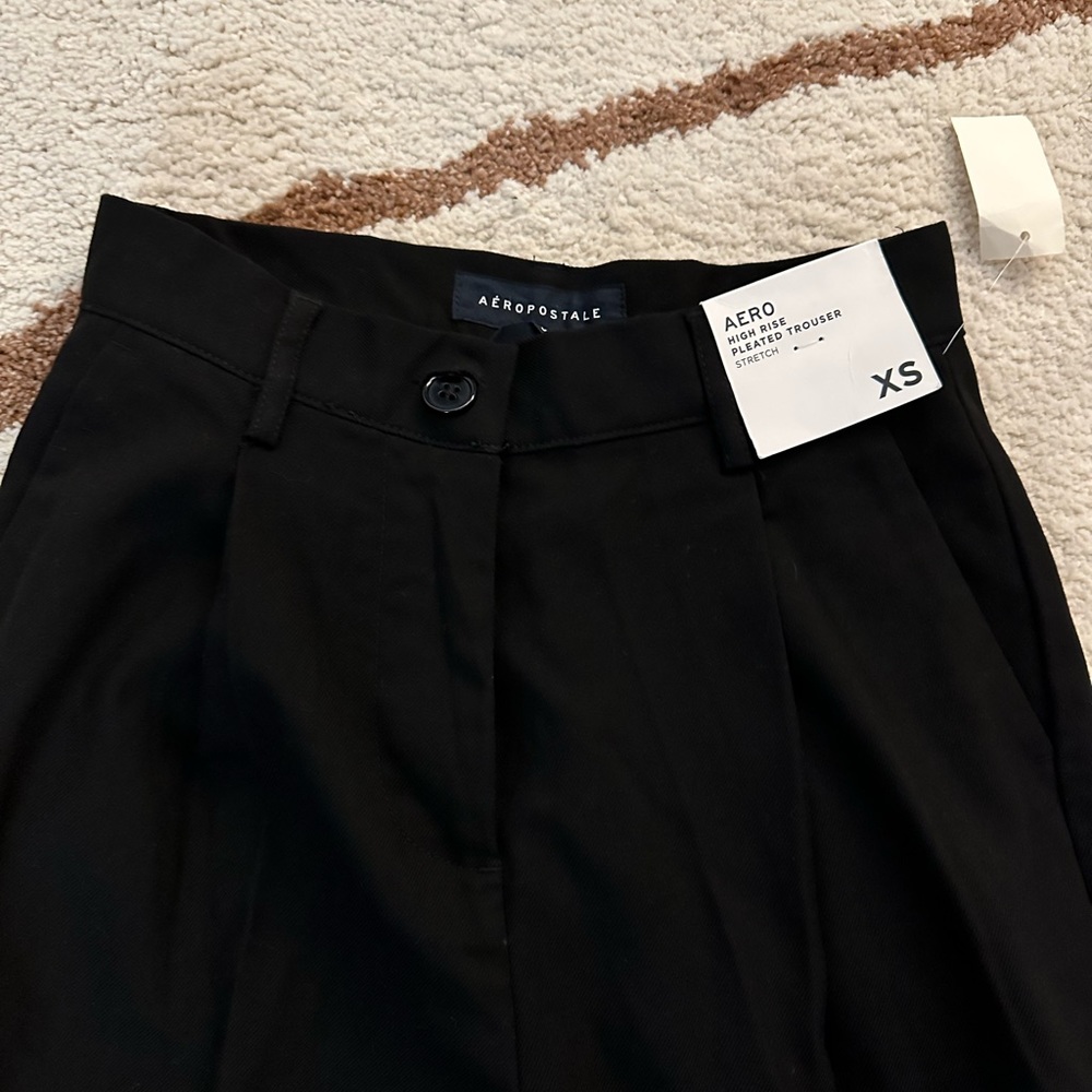 Wide leg tailored pants